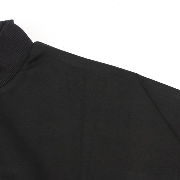 NEW Spring NOD New York Black Striped Cuff Turtle Sweatshirt with Green Blend - Picture 6 of 12